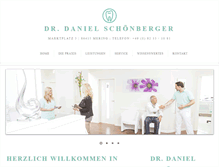 Tablet Screenshot of dr-schoenberger.com